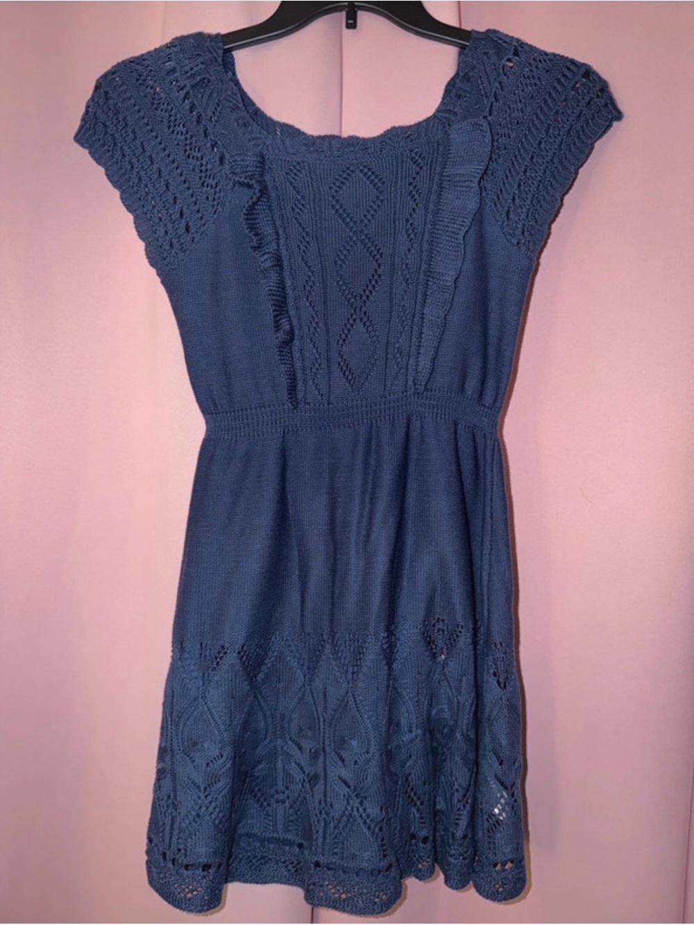 Evsie by Maurice’s Blue Knit Casual Dress for Girls